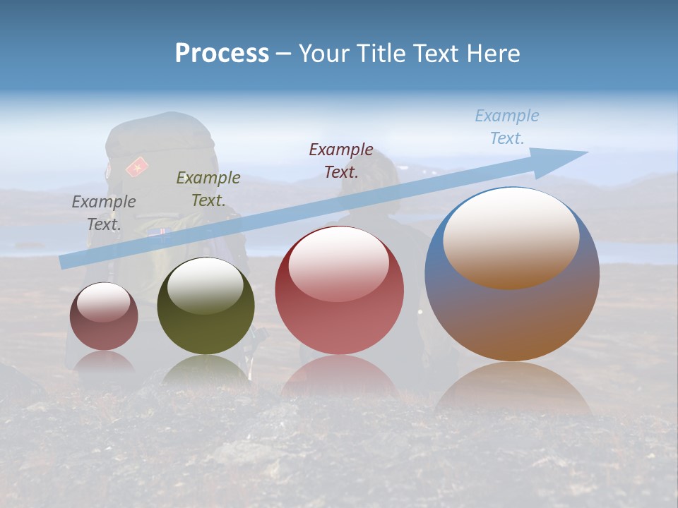 Pilgrim Way Backpack Reindeer PowerPoint Template