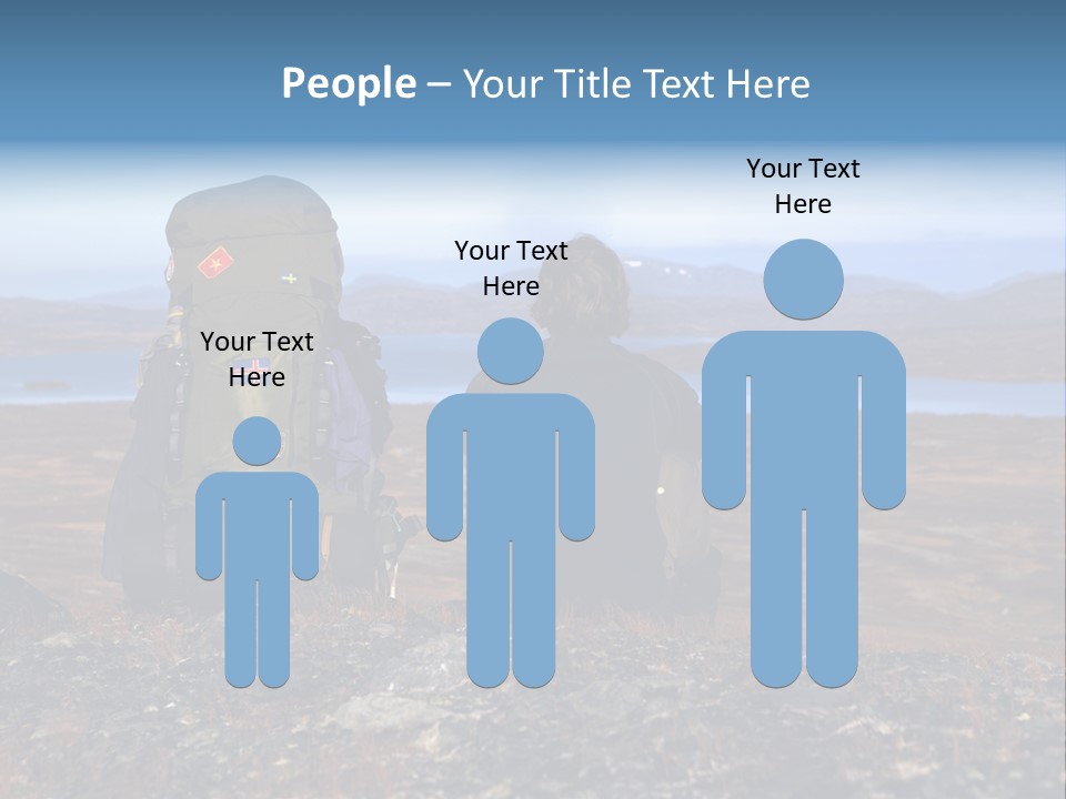 Pilgrim Way Backpack Reindeer PowerPoint Template