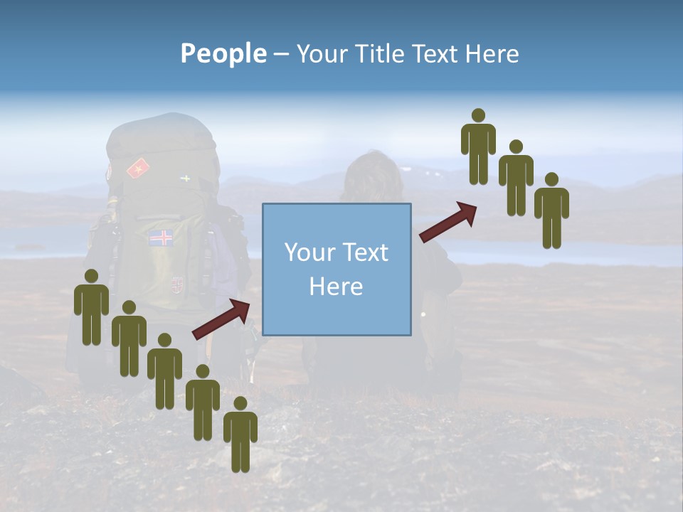 Pilgrim Way Backpack Reindeer PowerPoint Template