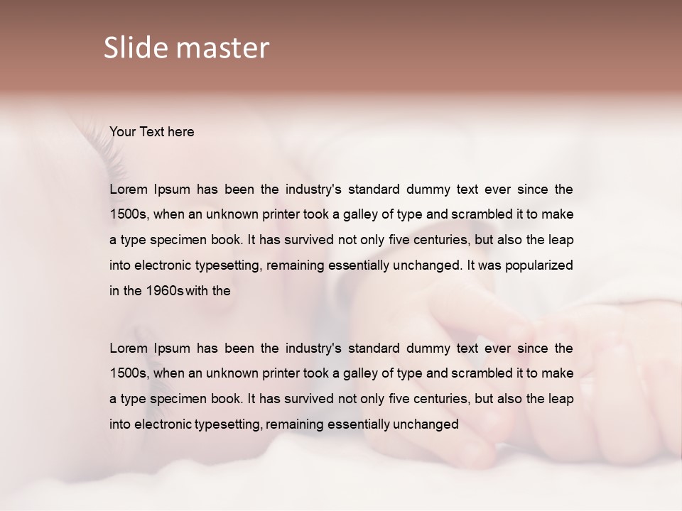 People Girl Skin PowerPoint Template