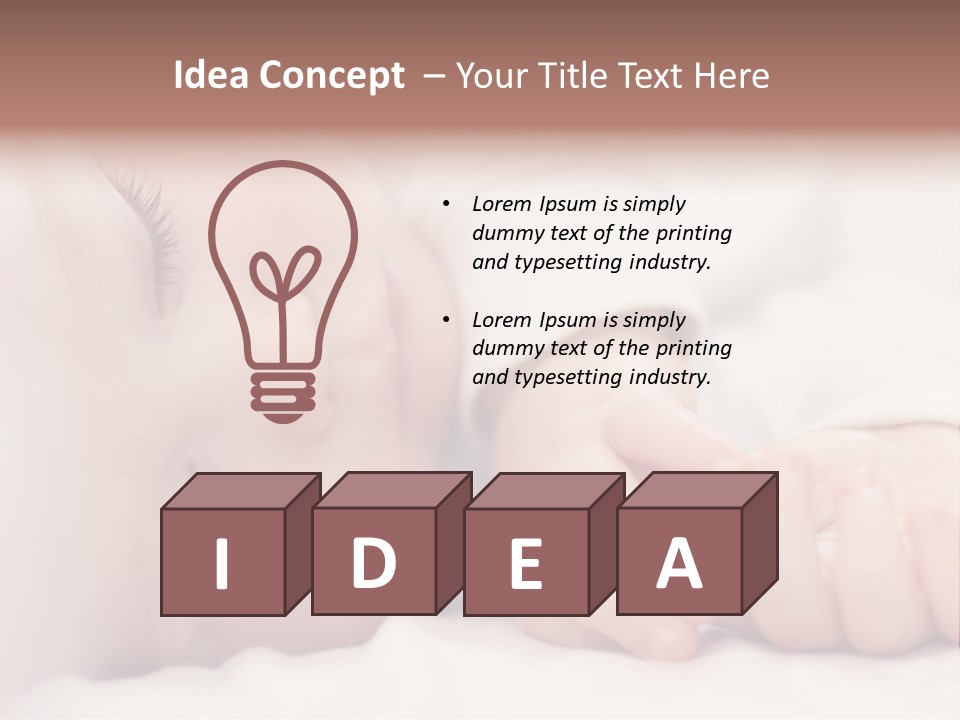 People Girl Skin PowerPoint Template