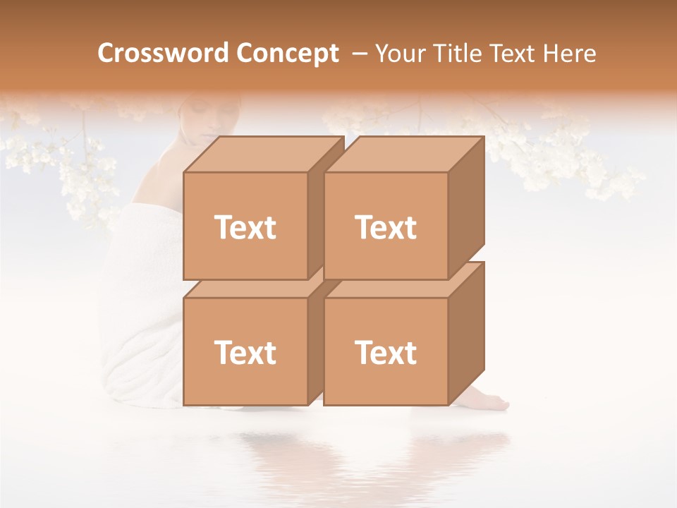 Massage Lovely Water PowerPoint Template