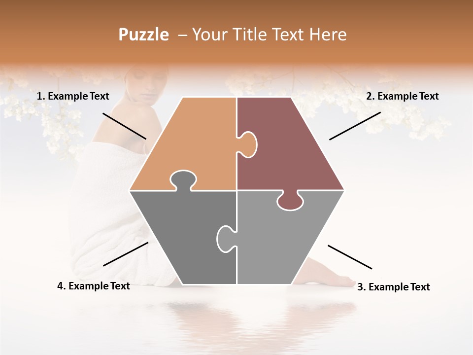 Massage Lovely Water PowerPoint Template