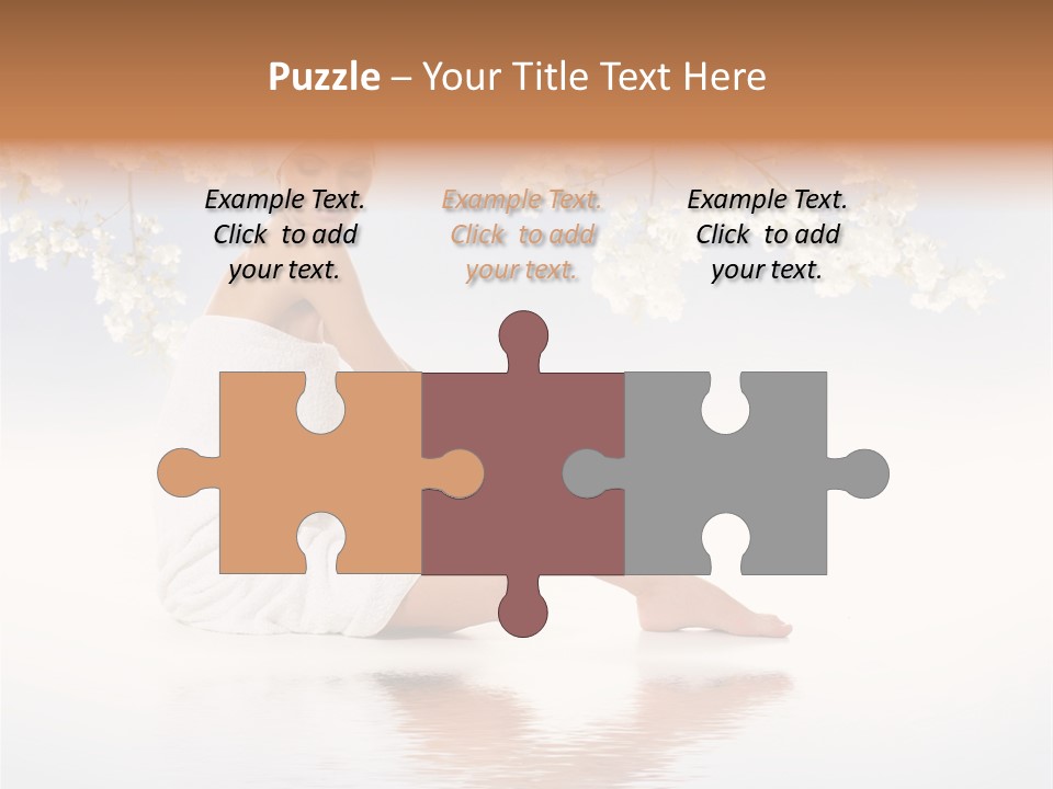 Massage Lovely Water PowerPoint Template