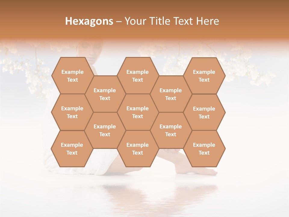 Massage Lovely Water PowerPoint Template