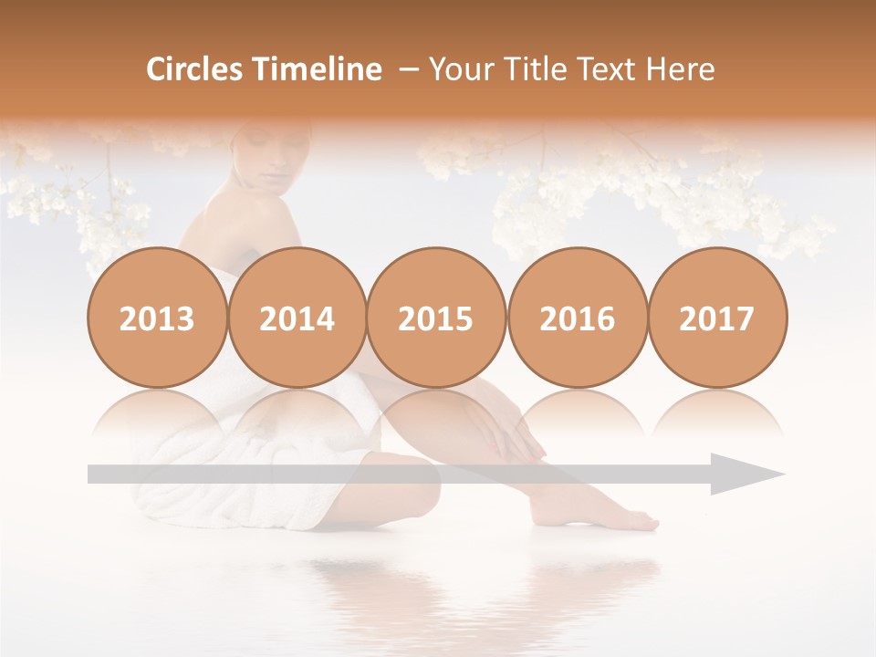 Massage Lovely Water PowerPoint Template