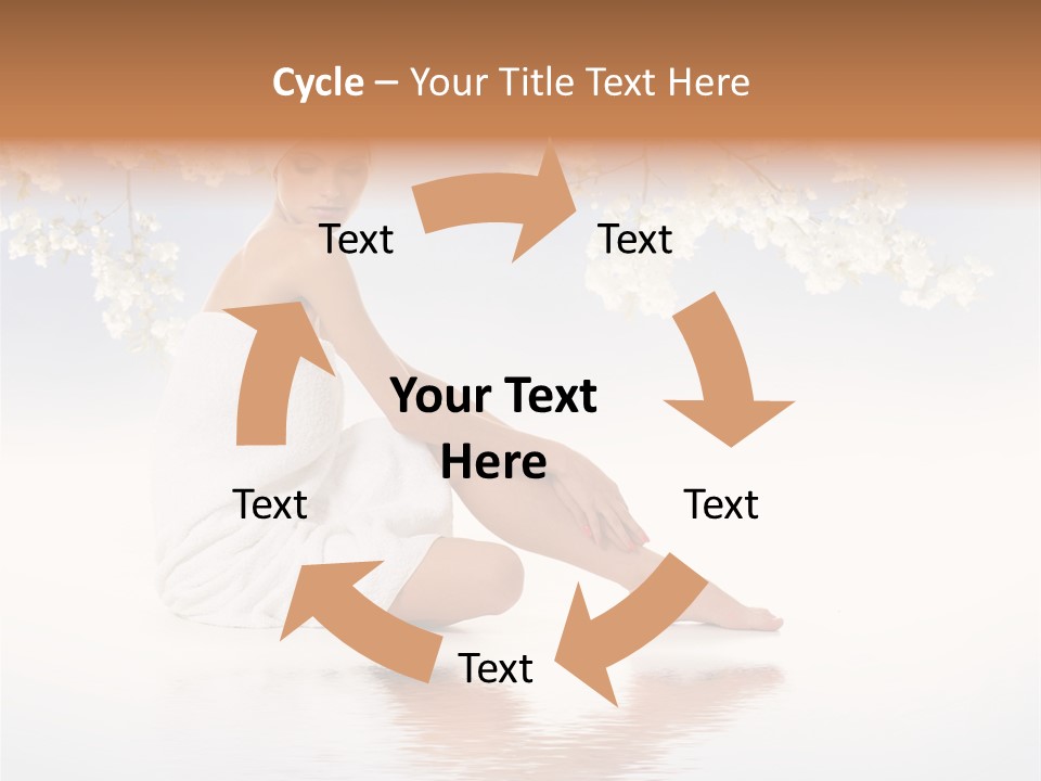 Massage Lovely Water PowerPoint Template