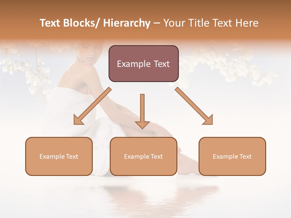 Massage Lovely Water PowerPoint Template