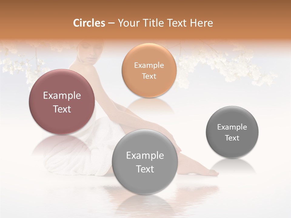 Massage Lovely Water PowerPoint Template
