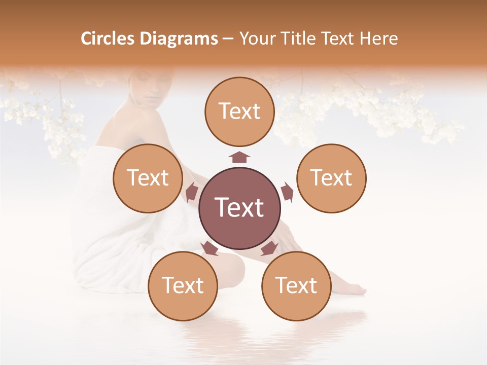 Massage Lovely Water PowerPoint Template