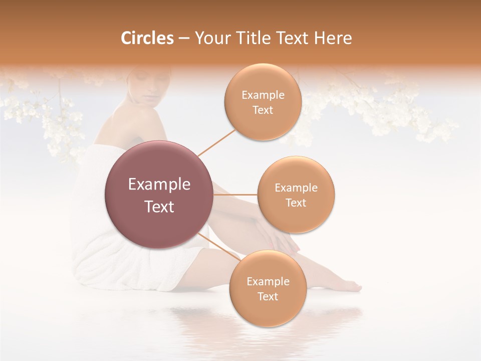 Massage Lovely Water PowerPoint Template