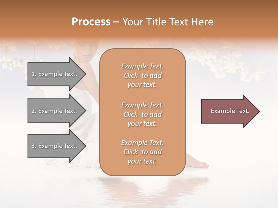 Massage Lovely Water PowerPoint Template