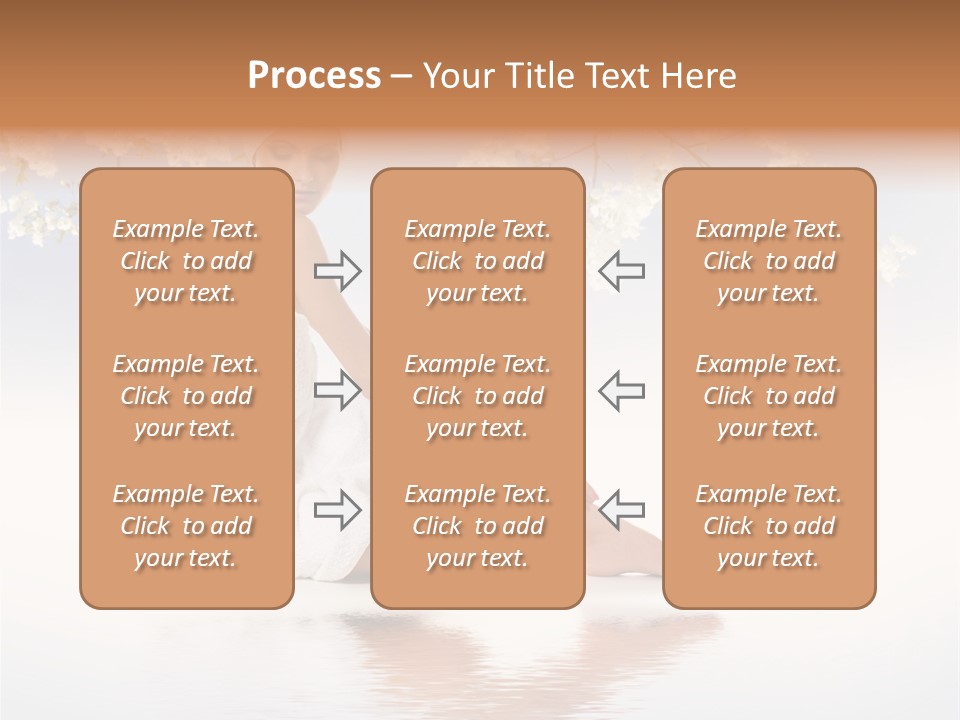 Massage Lovely Water PowerPoint Template