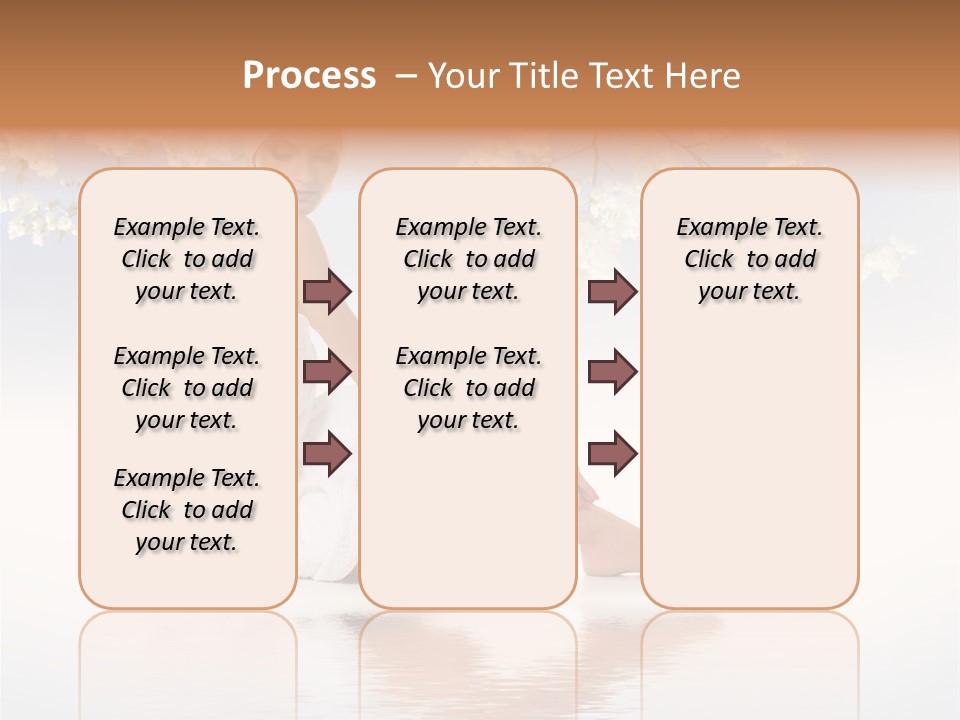 Massage Lovely Water PowerPoint Template
