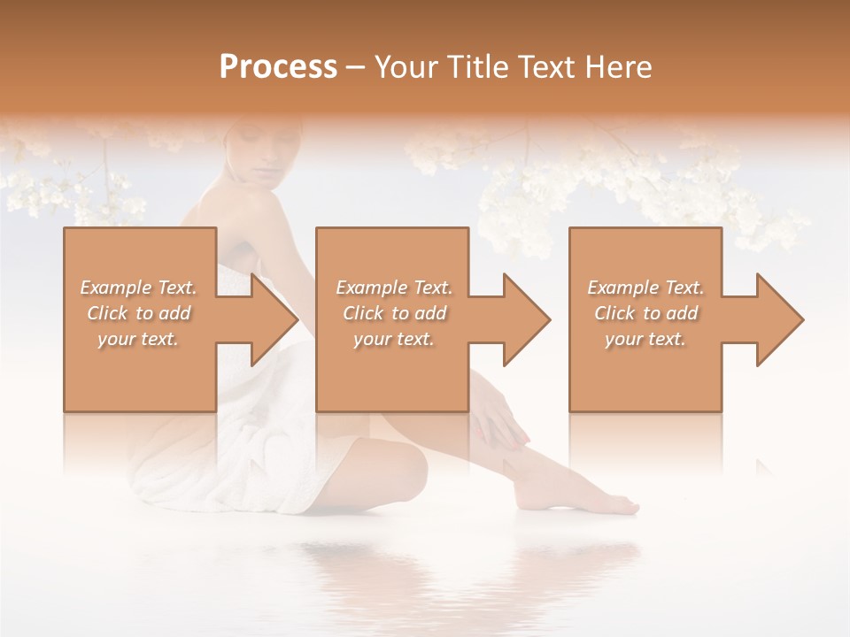 Massage Lovely Water PowerPoint Template