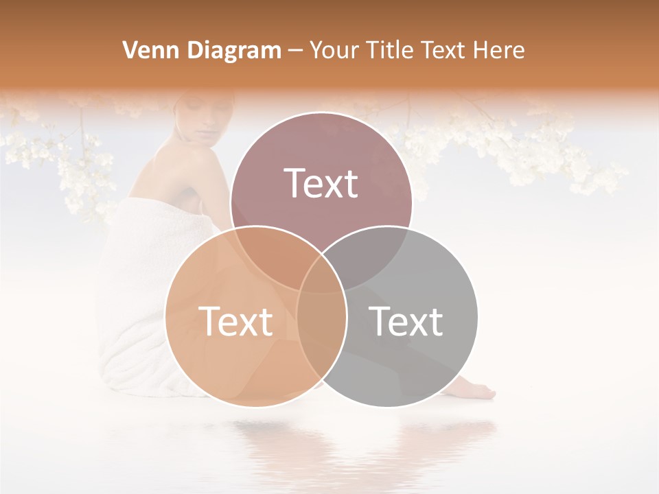 Massage Lovely Water PowerPoint Template