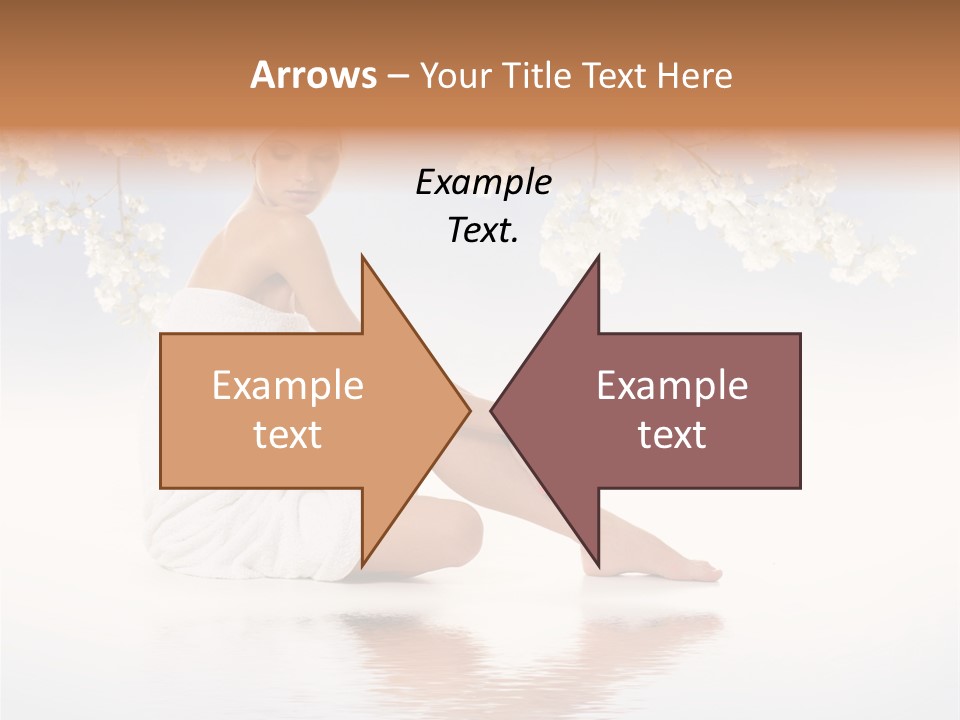 Massage Lovely Water PowerPoint Template