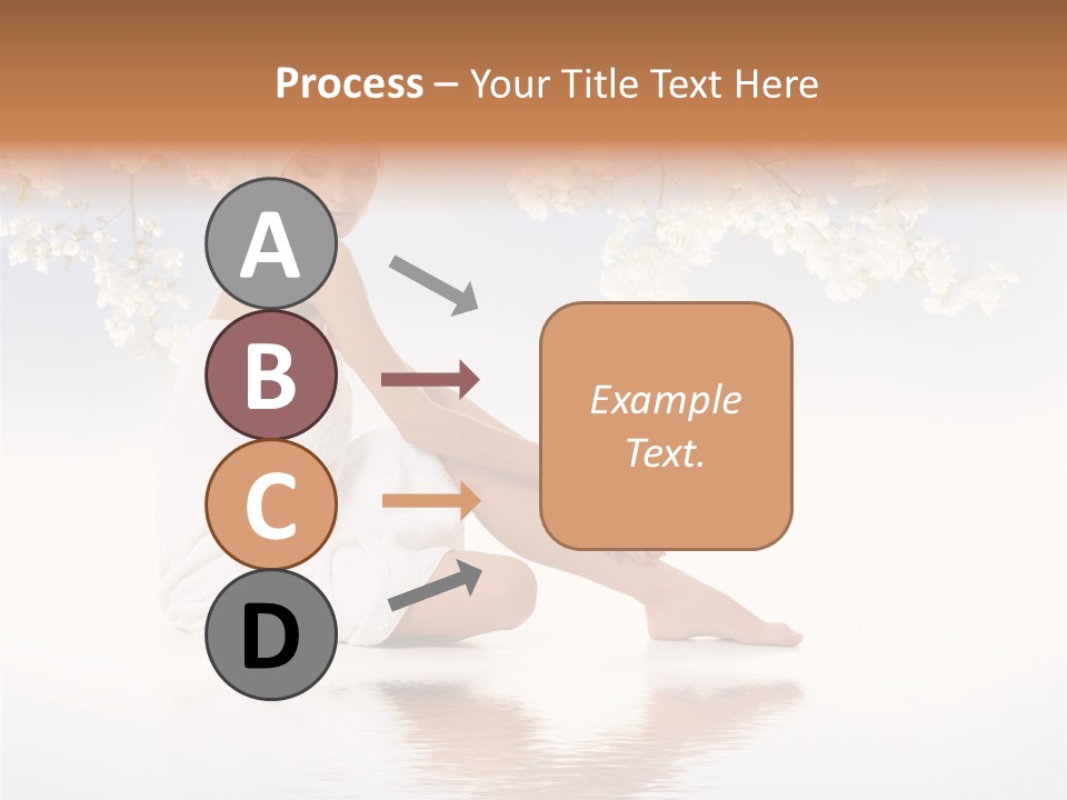 Massage Lovely Water PowerPoint Template