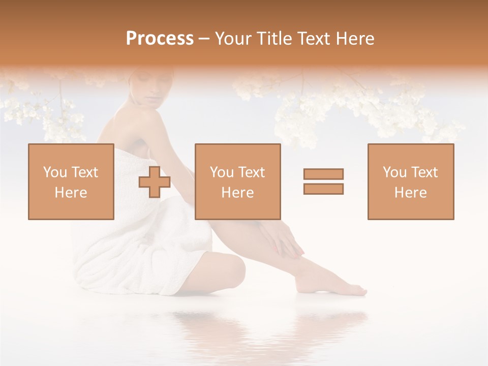 Massage Lovely Water PowerPoint Template