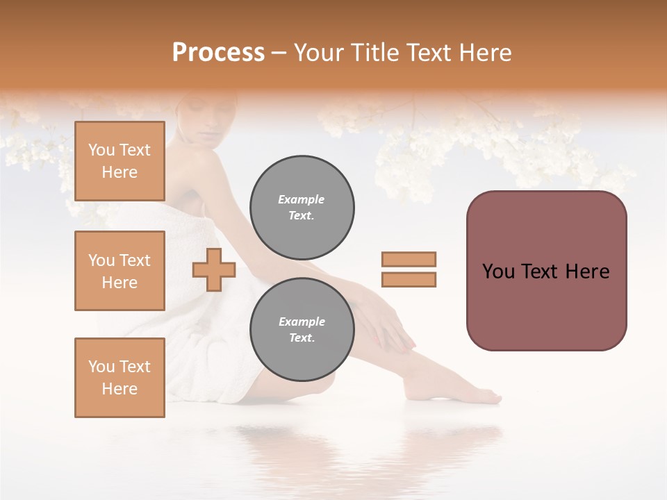 Massage Lovely Water PowerPoint Template