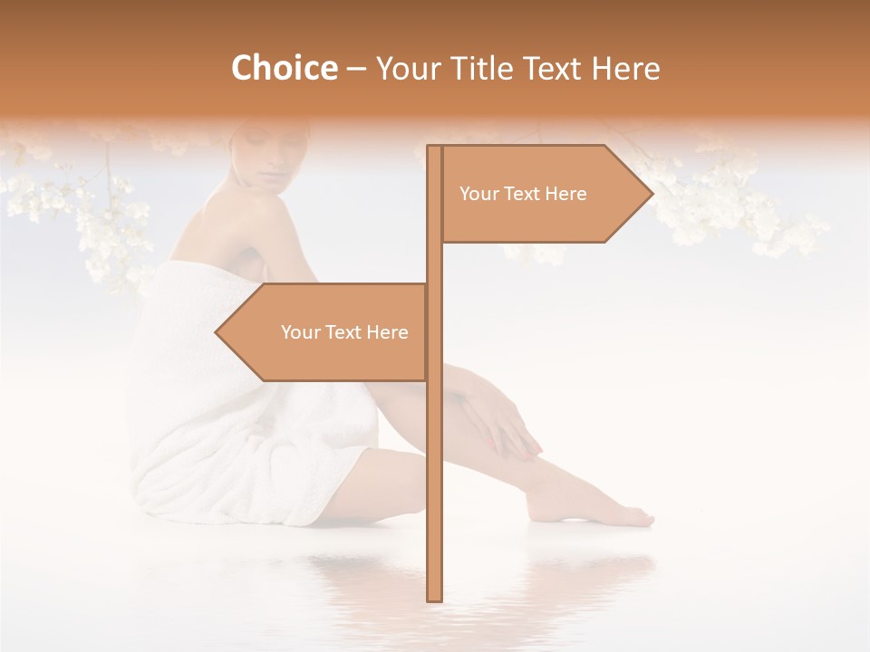 Massage Lovely Water PowerPoint Template