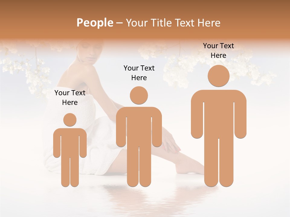 Massage Lovely Water PowerPoint Template