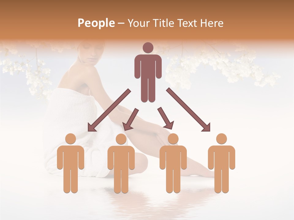 Massage Lovely Water PowerPoint Template
