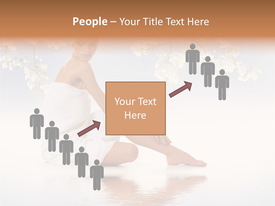 Massage Lovely Water PowerPoint Template