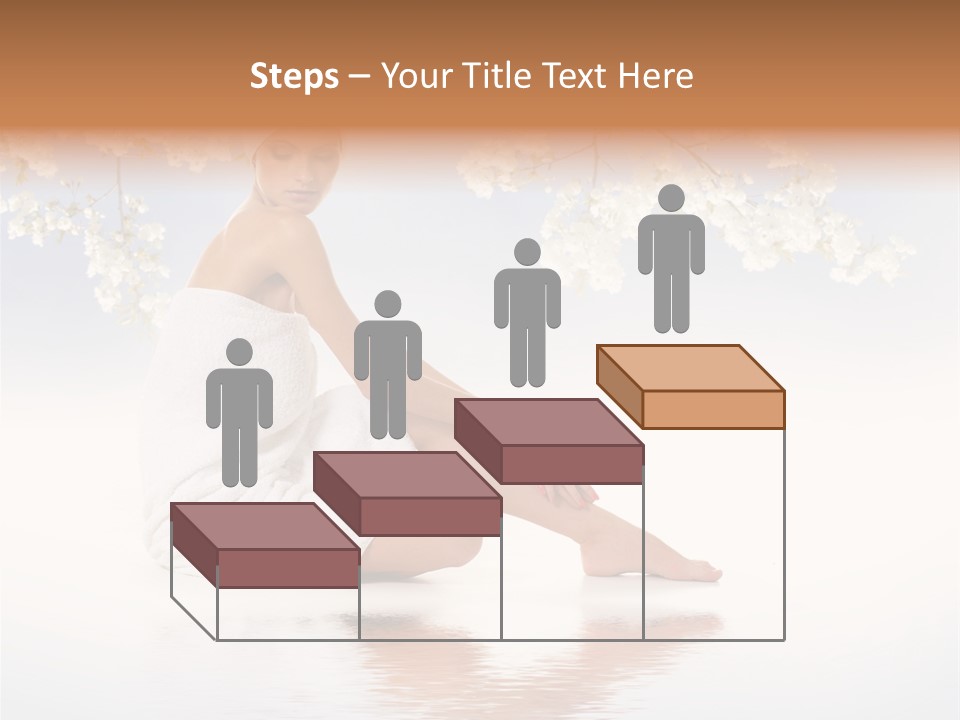 Massage Lovely Water PowerPoint Template