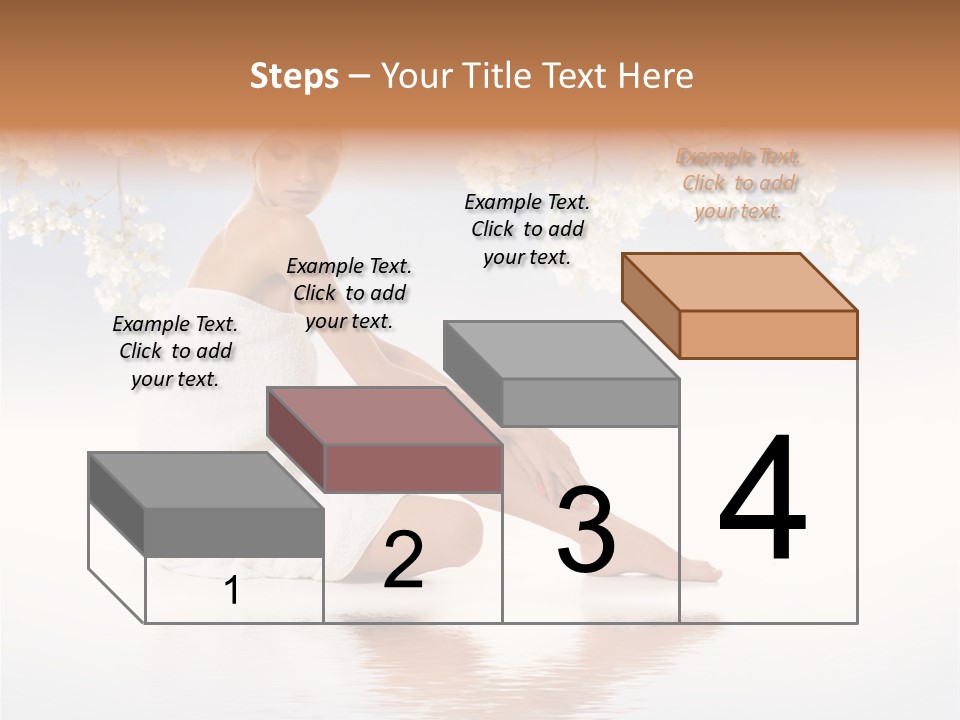 Massage Lovely Water PowerPoint Template