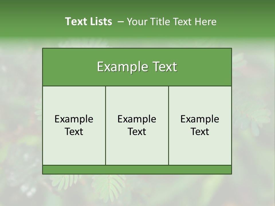 Pink Foliage Flora PowerPoint Template