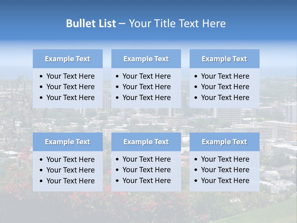 View Puerto Rico Puerto PowerPoint Template