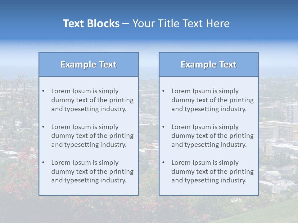 View Puerto Rico Puerto PowerPoint Template