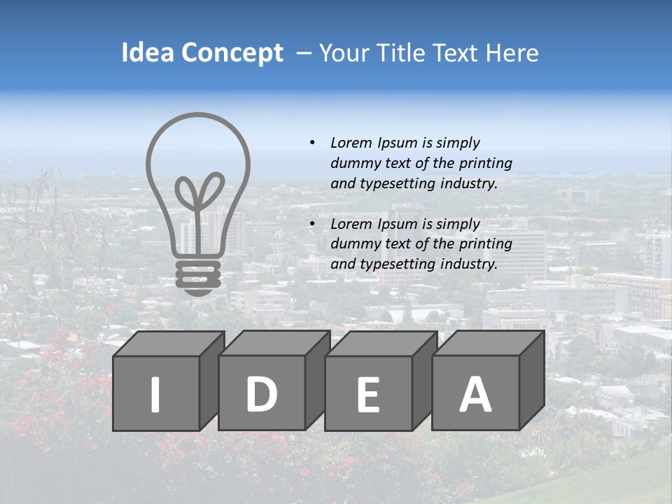 View Puerto Rico Puerto PowerPoint Template