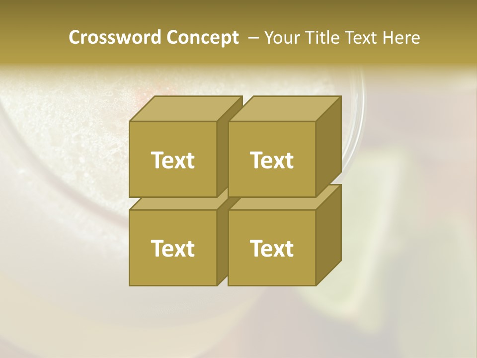 Citrus Fruit Peru Liquor PowerPoint Template