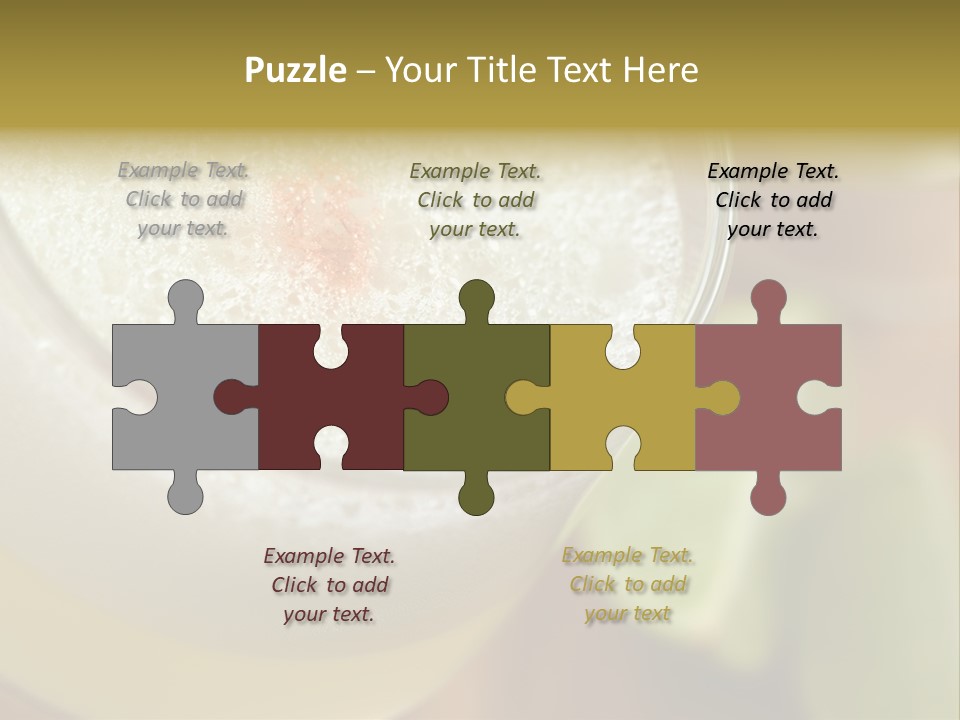 Citrus Fruit Peru Liquor PowerPoint Template