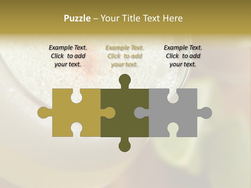 Citrus Fruit Peru Liquor PowerPoint Template