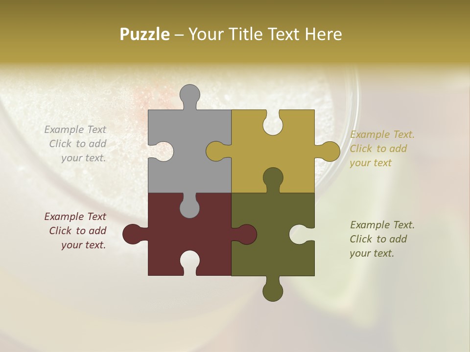 Citrus Fruit Peru Liquor PowerPoint Template