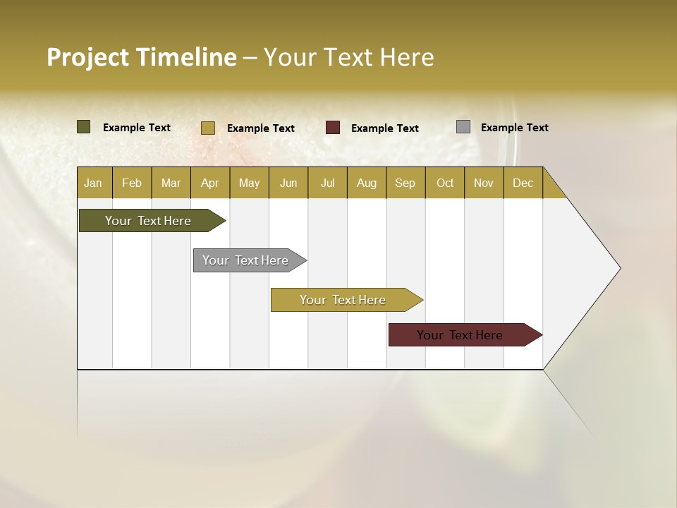 Citrus Fruit Peru Liquor PowerPoint Template