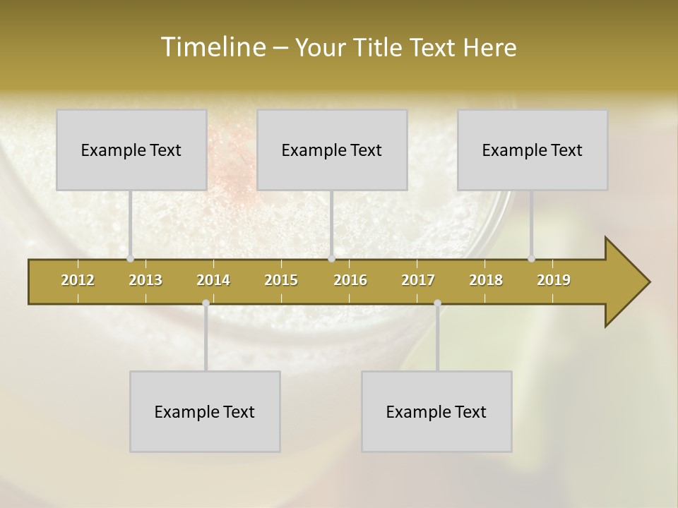 Citrus Fruit Peru Liquor PowerPoint Template