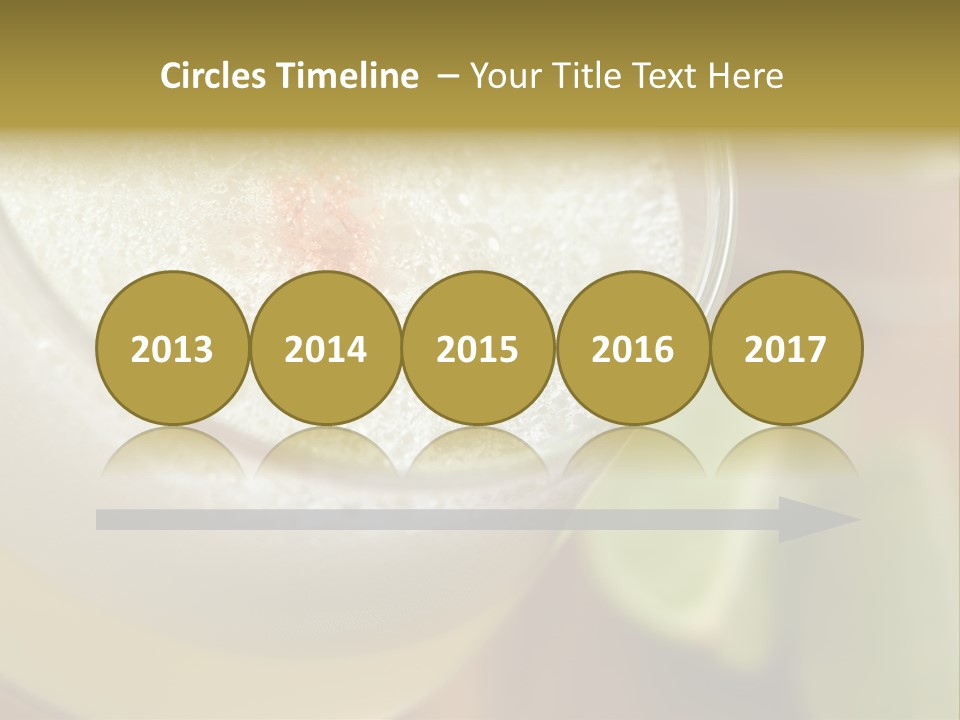 Citrus Fruit Peru Liquor PowerPoint Template