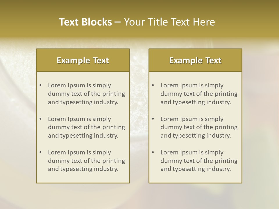 Citrus Fruit Peru Liquor PowerPoint Template