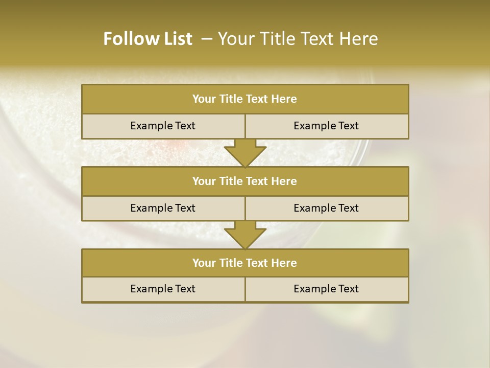 Citrus Fruit Peru Liquor PowerPoint Template