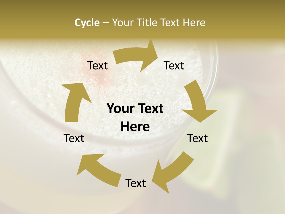 Citrus Fruit Peru Liquor PowerPoint Template