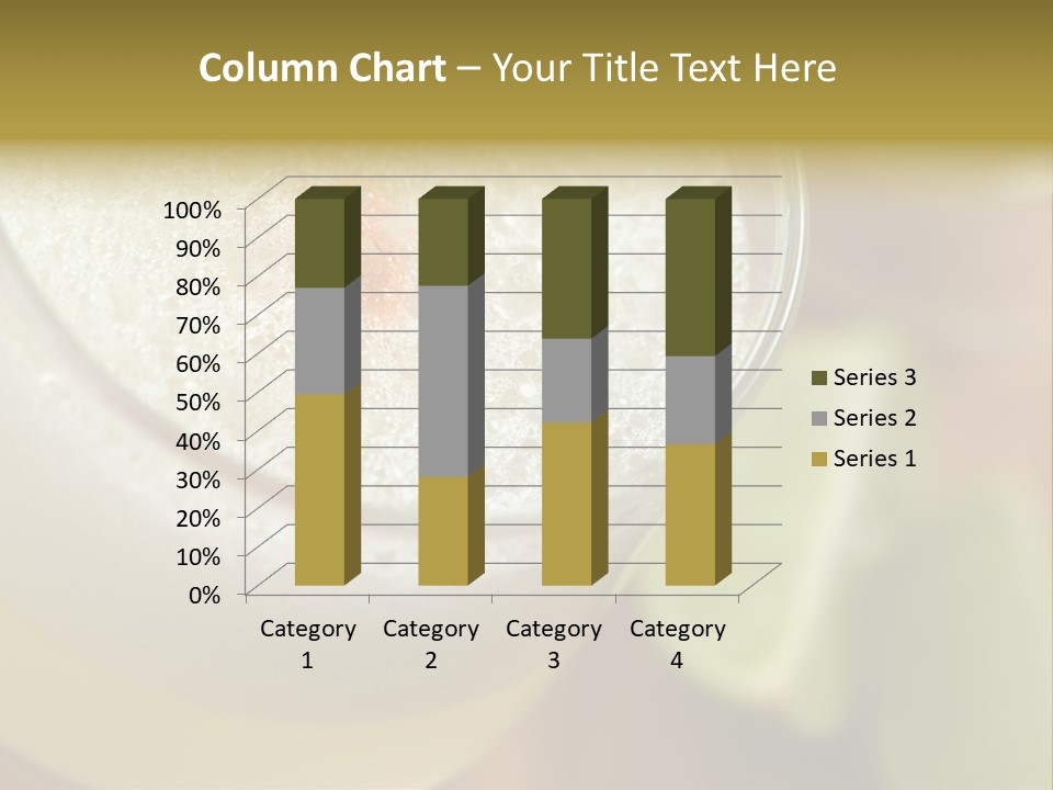 Citrus Fruit Peru Liquor PowerPoint Template
