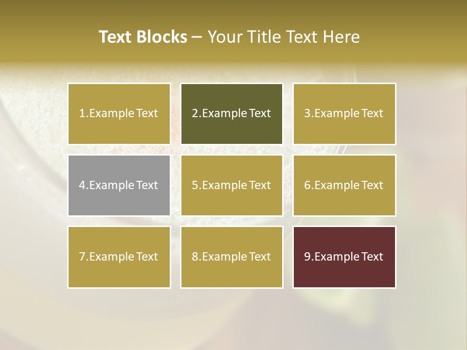 Citrus Fruit Peru Liquor PowerPoint Template