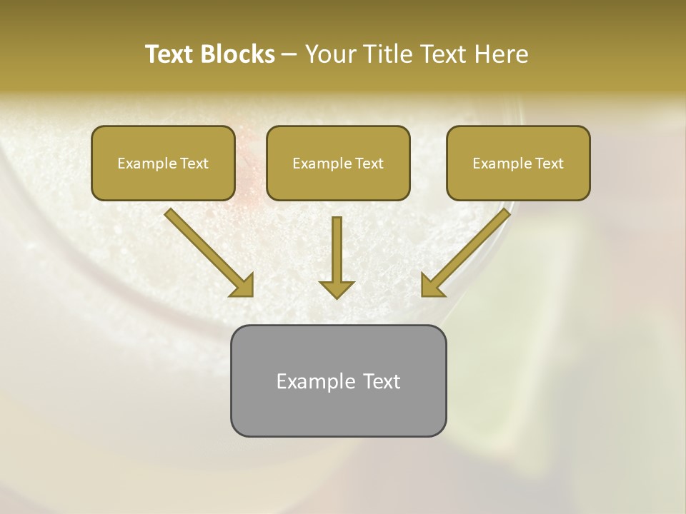 Citrus Fruit Peru Liquor PowerPoint Template