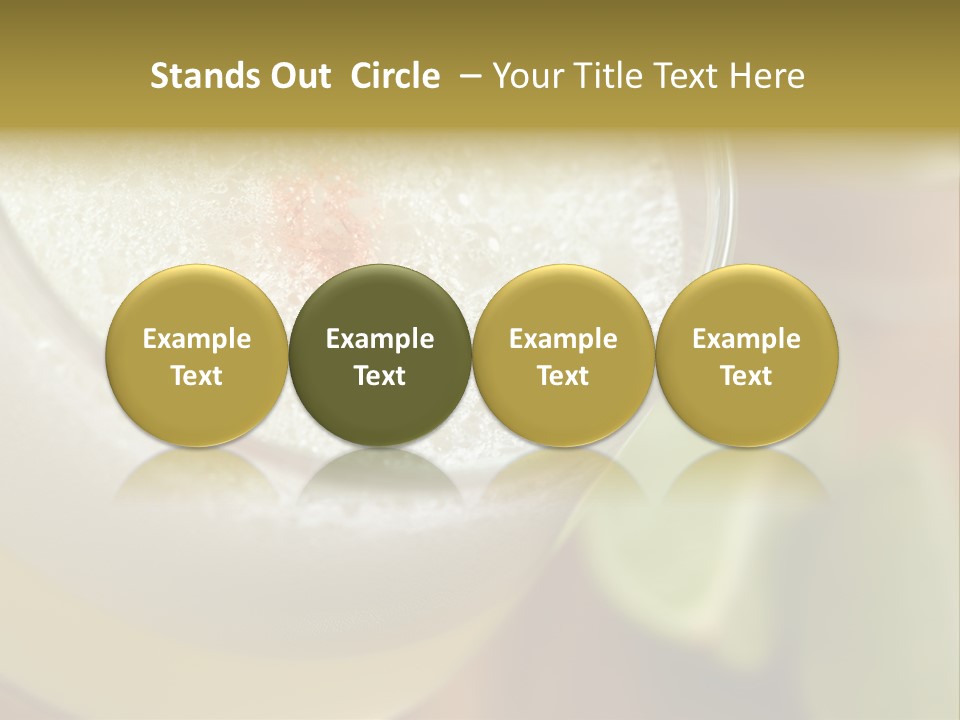 Citrus Fruit Peru Liquor PowerPoint Template