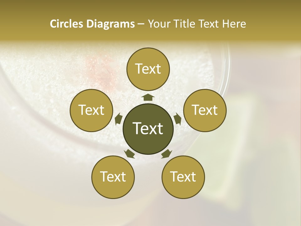 Citrus Fruit Peru Liquor PowerPoint Template