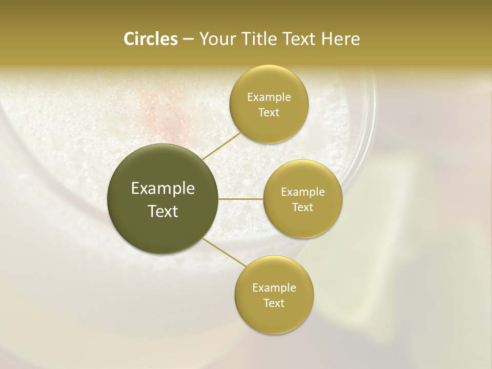 Citrus Fruit Peru Liquor PowerPoint Template